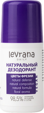 Дезодорант шариковый Levrana Daily Натуральный Цветы фрезии (65мл) - 