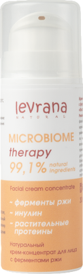 Крем для лица Levrana Восстановление микробиома с ферментами ржи (30мл) -