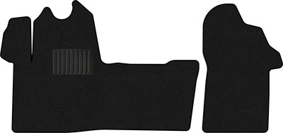 Комплект ковриков для авто Alicosta 2462_1_PR-6 для Renault Master III фургон/FV/JV 2020-н.в. (ворс, черный) - 