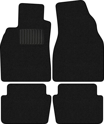 Комплект ковриков для авто Alicosta 1148_1_PR-6 для Renault Megane II седан/универсал 2002-2009 (ворс, черный) - 