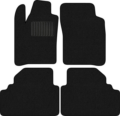 Комплект ковриков для авто Alicosta 1162_1_PR-6 для Renault Scenic II хэтчбек 5дв 2003-2009 (ворс, черный) - 