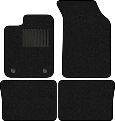 Комплект ковриков для авто Alicosta 2464_1_PR-6 для Renault Symbol III седан 2008-2012 (ворс, черный) - 