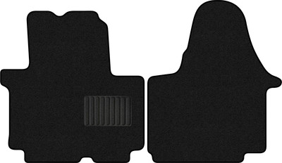 Комплект ковриков для авто Alicosta 2465_1_PR-6 для Renault Trafic минивэн/JL 2001-2014 (ворс, черный) - 