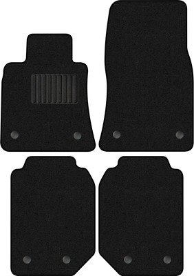 Комплект ковриков для авто Alicosta 2468_1_PR-6 для Rolls-Royce Ghost II седан/Long RR22 2020-н.в. (ворс, черный) - 