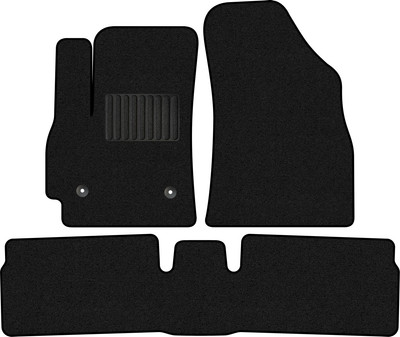 Комплект ковриков для авто Alicosta 2439_1_PR-6 для Omoda C5 I SUV 2021-н.в. (ворс, черный) - 