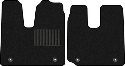 Комплект ковриков для авто Alicosta 2472_1_PR-6 для Sitrak C7H Max I грузовик/тягач 2023-н.в. (ворс, черный) - 