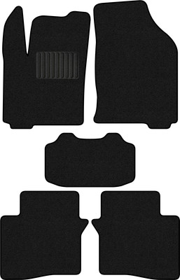 Комплект ковриков для авто Alicosta 2440_1_PR-6 для Omoda S5 I седан 2023-н.в. (ворс, черный) - 