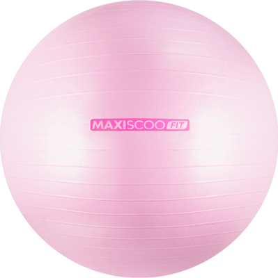 Фитбол гладкий Maxiscoo Fit MSF-FB2504PN-65 (розовый) - 