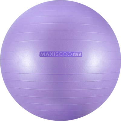 Фитбол гладкий Maxiscoo Fit MSF-FB2504PR-65 (фиолетовый) - 