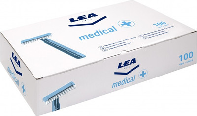 Набор бритвенных станков LEA Medical Maquinilla Rasuradora De 1 Hoja Con Peine - 