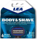 Набор сменных кассет LEA 6 Blades Male Depilation System -