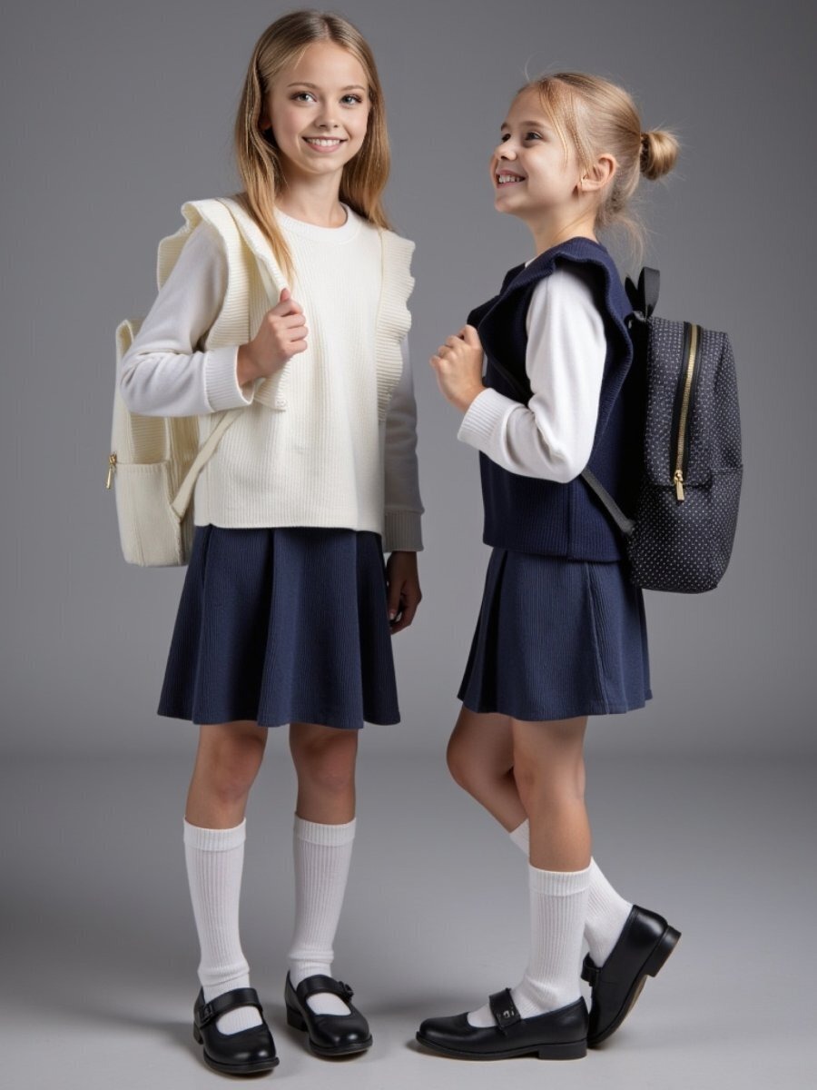 Жилет детский Amarobaby Pure Love School Elite / AB-OD25-PLSEL1001/20-128 (р.128, синий) — фото 6