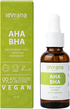 Сыворотка для лица Levrana AHA/BHA с кислотным комплексом (30мл) - 