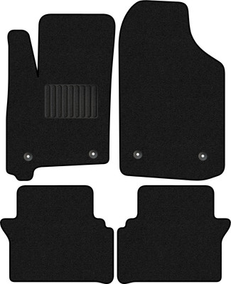 Комплект ковриков для авто Alicosta 1020_1_PR-6 для Opel Meriva минивэн 2002-2006 (ворс, черный) - 