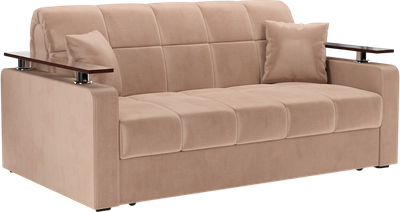 Диван Mebel-Ars Аккордеон Бакли ППУ 155x200 (бежевый кордрой) - 
