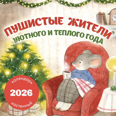 

Календарь настенный, Пушистые жители. 2026 год