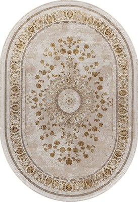 Коврик Arda Zarina A123B-OVAL-CREAM-GOLD FDY (0.8x1.5) - 