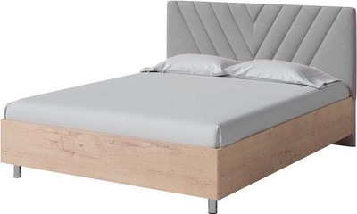 Односпальная кровать Proson Ora 90x200 (бунратти/Teddy 022 стальной) - 