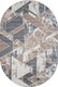 Ковер Merinos Sierra F354-OVAL-BEIGE-BLUE (1х2) - 