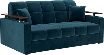 Диван Mebel-Ars Аккордеон Бакли ППУ 180x200 (темно-синий Luna 034) - 