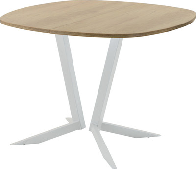 Обеденный стол AMC Elite Е19(900) D7 (серебро/дуб небраска натур) - 