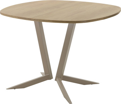 Обеденный стол AMC Elite Е19(900) D7 (капучино/дуб небраска натур) - 