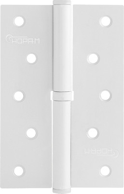 Петля дверная Нора-М 750-5-FHP-STD 120x80x2.5 (левая, белый) - 