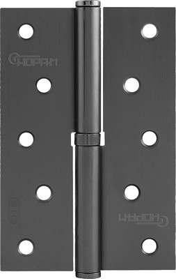 Петля дверная Нора-М 750-5-FHP-STD 120x80x2.5 (левая, графит) - 