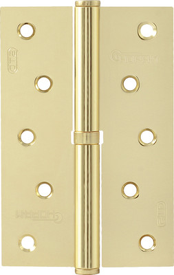 Петля дверная Нора-М 750-5-FHP-STD 120x80x2.5 (правая, золотистый) - 