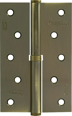 Петля дверная Нора-М 750-5-FHP-STD 120x80x2.5 (правая, старая бронза) - 