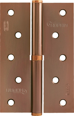 Петля дверная Нора-М 750-5-FHP-STD 120x80x2.5 (правая, старая медь) - 