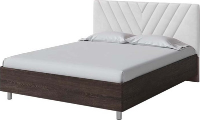 Односпальная кровать Proson Ora 90x200 (дуб кантербери/Manhattan цветочный белый) - 