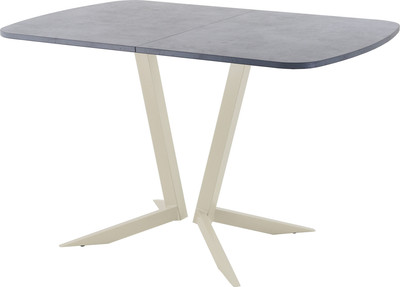 Обеденный стол AMC Elite Е19(1100) D2 (бежевый/бетон чикаго светло-серый) - 