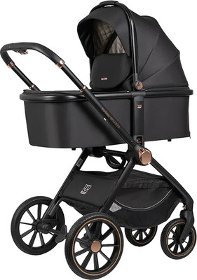 Детская универсальная коляска Farfello Belleza Comfort 2в1 / FBC-2 (черное золото) -