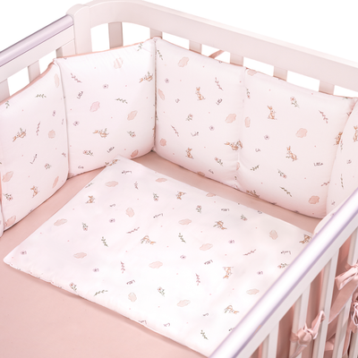 Комплект постельный для малышей Perina Sleepy / КПП6.100-SL.07 (розовый) -