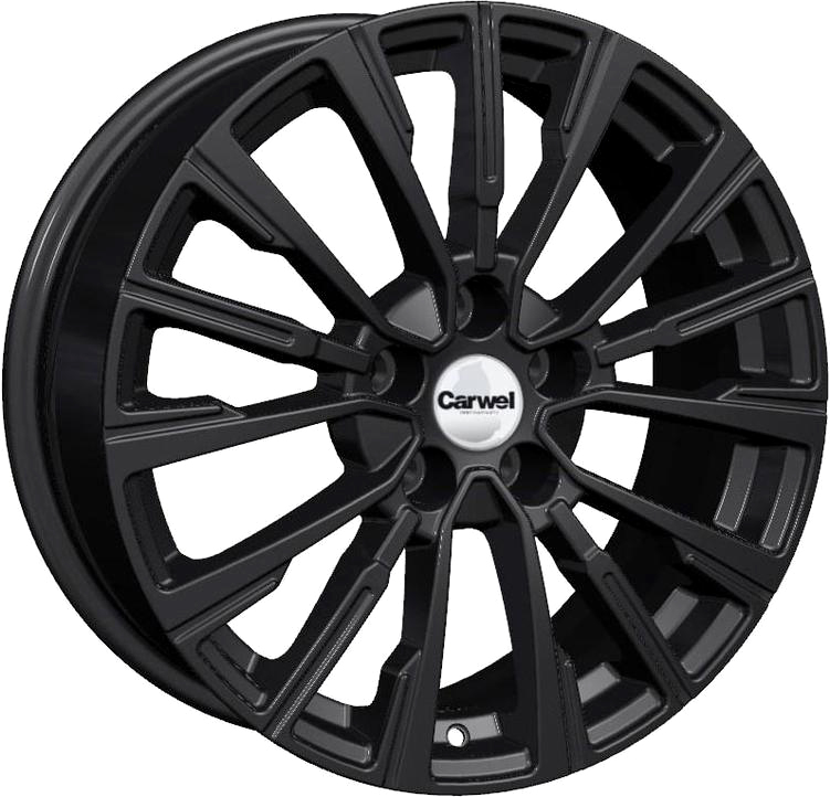 Литой диск Carwel Базан Nissan Juke 17x7" 5x114.3мм DIA 66.1мм ET 35мм BL