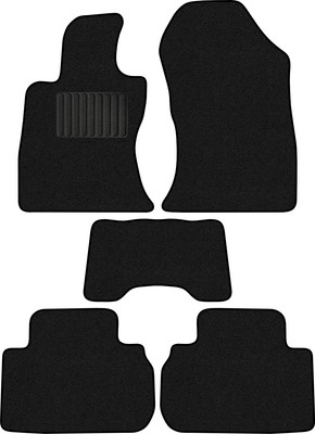 Комплект ковриков для авто Alicosta 2487_1_PR-6 для Subaru Forester SUV/S5 2018-н.в. (ворс, черный) - 