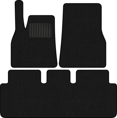 Комплект ковриков для авто Alicosta 1958_1_PR-6 для Tesla Model S II лифтбек/Plaid 2021-н.в. (ворс, черный) - 