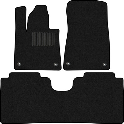 Комплект ковриков для авто Alicosta 2513_1_PR-6 для Voyah Passion I 2023-н.в.+задний ряд (ворс, черный) - 