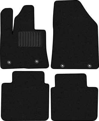 Комплект ковриков для авто Alicosta 1940_1_PR-6 для Zeekr X I SUV 4мест 2023-н.в. (ворс, черный) - 