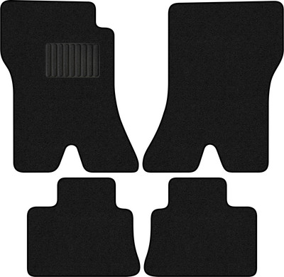 Комплект ковриков для авто Alicosta 2524_1_PR-6 для ГАЗ 31105 Волга седан 2003-2007 (ворс, черный) - 