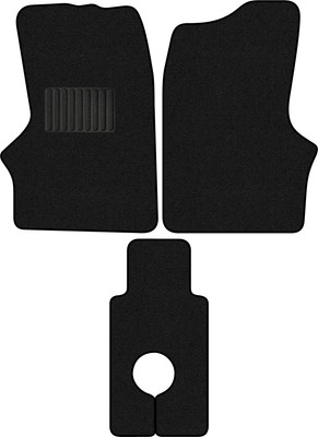 Комплект ковриков для авто Alicosta 2525_1_PR-6 для ГАЗ ГАЗель 1995-н.в. (ворс, черный) - 