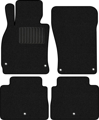 Комплект ковриков для авто Alicosta 2541_1_PR-6 для Infiniti М37 седан/Y51 2010-2014 (ворс, черный) - 