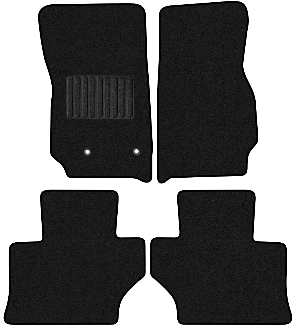 Комплект ковриков для авто Alicosta 2557_1_PR-6 для Jeep Wrangler III SUV/JK 5дв/3дв 2006-2018 (ворс, черный)