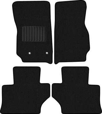 Комплект ковриков для авто Alicosta 2557_1_PR-6 для Jeep Wrangler III SUV/JK 5дв/3дв 2006-2018 (ворс, черный) - 
