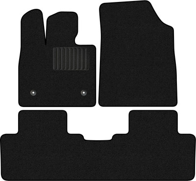 Комплект ковриков для авто Alicosta 1905_1_PR-6 для BYD Song Plus I SUV 2020-2024 (ворс, черный) - 