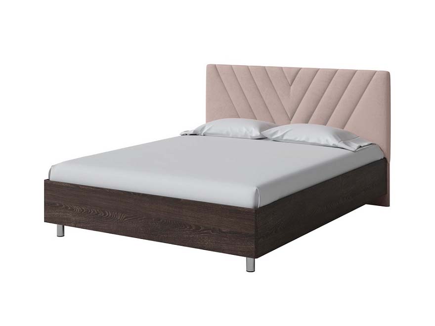 Двуспальная кровать Proson Ora 160x200 (дуб кантербери/Teddy 304 тауп)