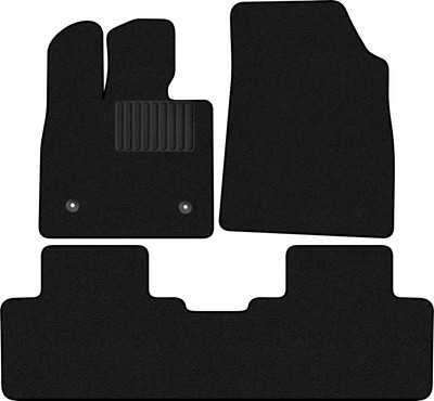 Комплект ковриков для авто Alicosta 2568_1_PR-6 для BYD Song Plus I SUV 2023-н.в. (ворс, черный) - 