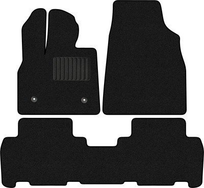 Комплект ковриков для авто Alicosta 2569_1_PR-6 для BYD Tang II SUV 2022-н.в. (ворс, черный) - 