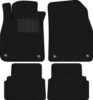 Комплект ковриков для авто Alicosta 2571_1_PR-6 для Cadillac BLS седан 2006-2010 (ворс, черный) - 
